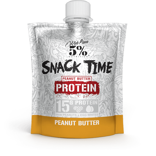 5% Nutrition - Snack Time Pouch - Peanut Butter Single - Food & Snacks - Animal Supps | Sports Nutrition & Supplement Store | Vineland, NJ