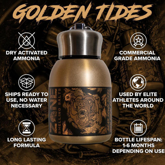 Zone - Bear Down Steel (Golden Tides) Smelling Salts - Smelling Salts - Animal Supps | Sports Nutrition & Supplement Store | Vineland, NJ