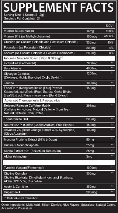 AfterDark - VOID Pre - Workout - Blue Madness - Pre - Workout - Animal Supps | Supplement, Sports Nutrition, and Vitamin Shop | Vineland NJ