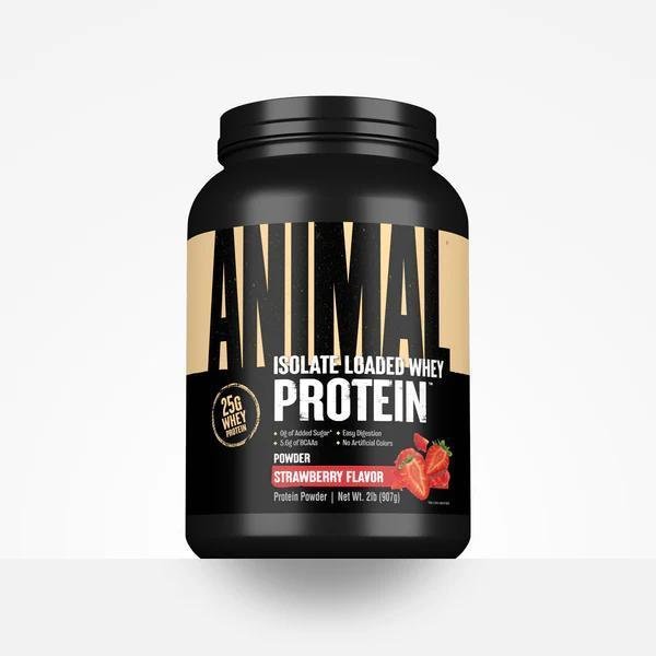 Animal Isolate Loaded Whey Protein - Strawberry Flavor 2lb - Protein - Animal Supps | Supplement, Sports Nutrition, and Vitamin Shop | Vineland NJ