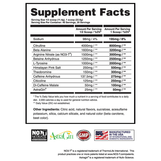 Apollon - Desperado - Mango Raspberry - Pre - Workout - Animal Supps | Sports Nutrition & Supplement Store | Vineland, NJ