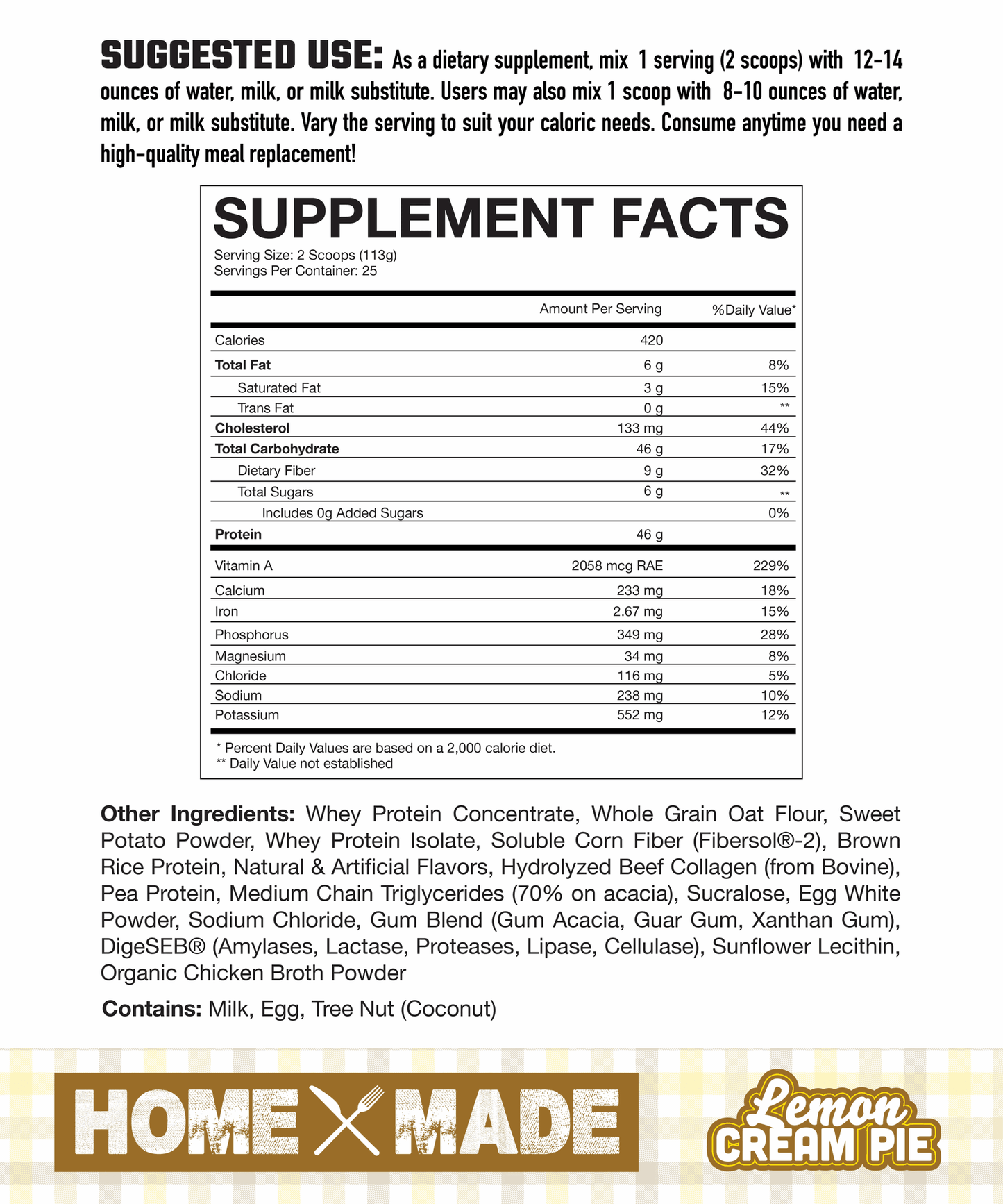 Axe & Sledge - Home Made - Protein - Animal Supps | Sports Nutrition & Supplement Store | Vineland, NJ