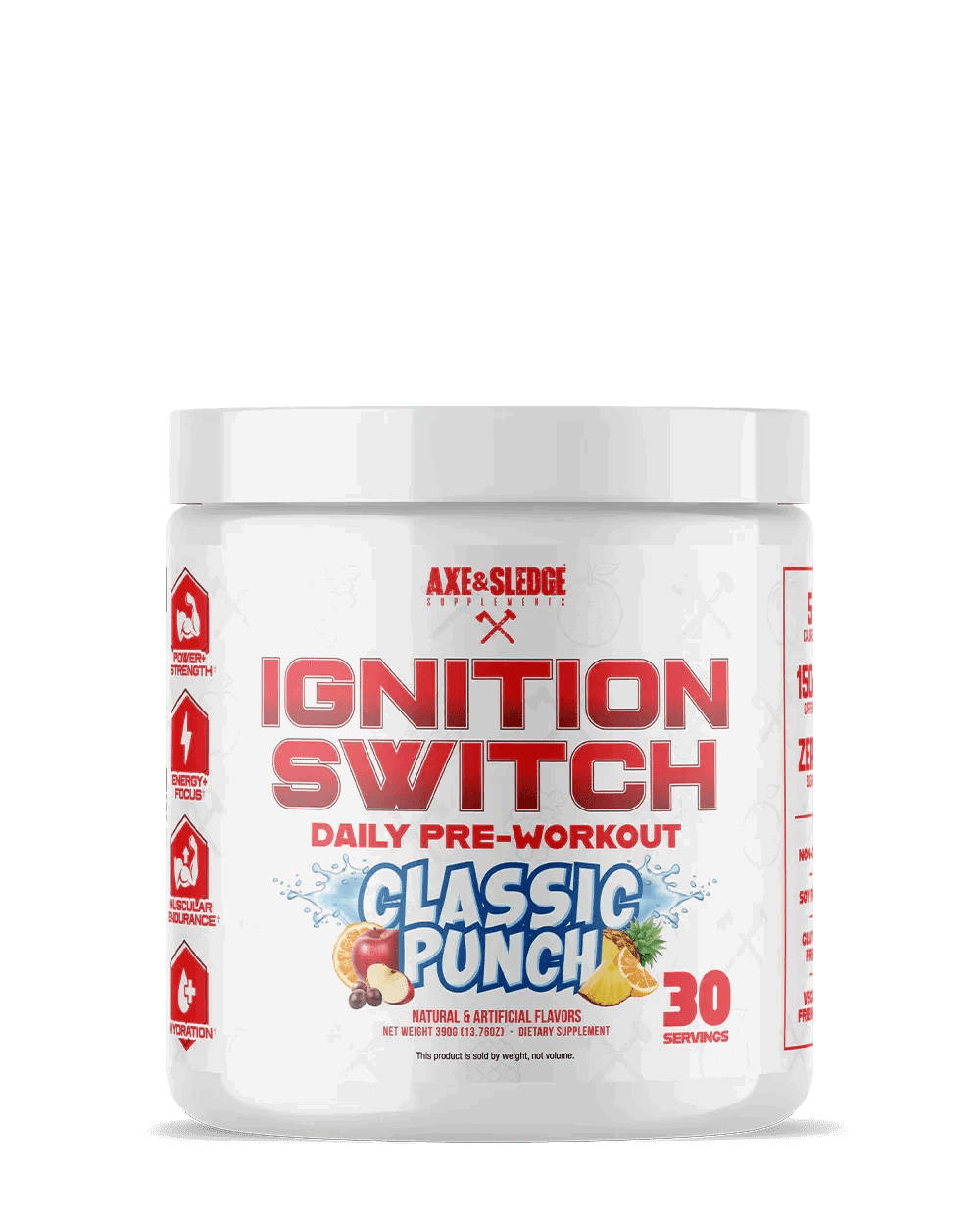 Axe & Sledge - Ignition Switch - Classic Punch - Pre - Workout - Animal Supps | Sports Nutrition & Supplement Store | Vineland, NJ