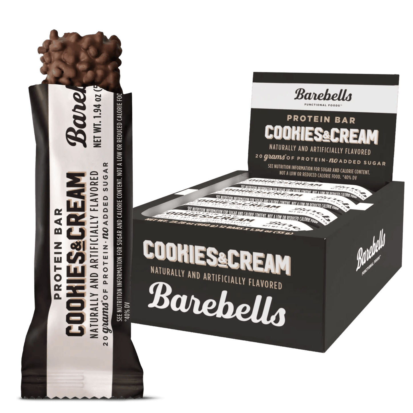 Barebells - Protein Bar - Cookies & Cream Single - Food/Snacks - Animal Supps | Sports Nutrition & Supplement Store | Vineland, NJ