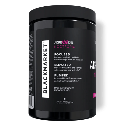 Black Market - AdreNOlyn Nootropic - Peach Rings 25serv - Pre - Workout - Animal Supps | Sports Nutrition & Supplement Store | Vineland, NJ