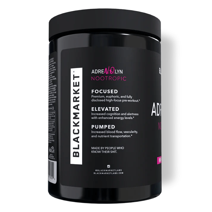Black Market - AdreNOlyn Nootropic - Pre - Workout - Animal Supps | Sports Nutrition & Supplement Store | Vineland, NJ