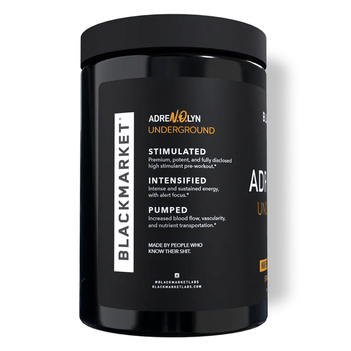 Black Market - AdreNOlyn Underground - Pre - Workout - Animal Supps | Sports Nutrition & Supplement Store | Vineland, NJ