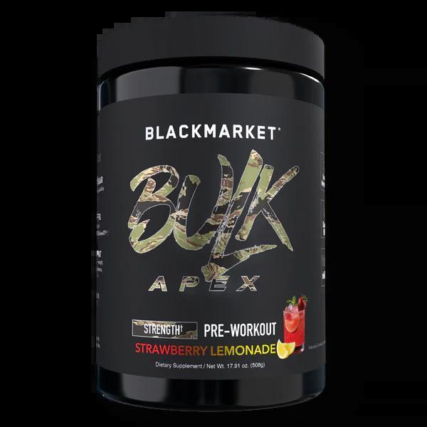 Black Market - BULK Apex - Strawberry Lemonade 20 serving - Pre - Workout - Animal Supps | Supplement, Sports Nutrition, and Vitamin Shop | Vineland NJ