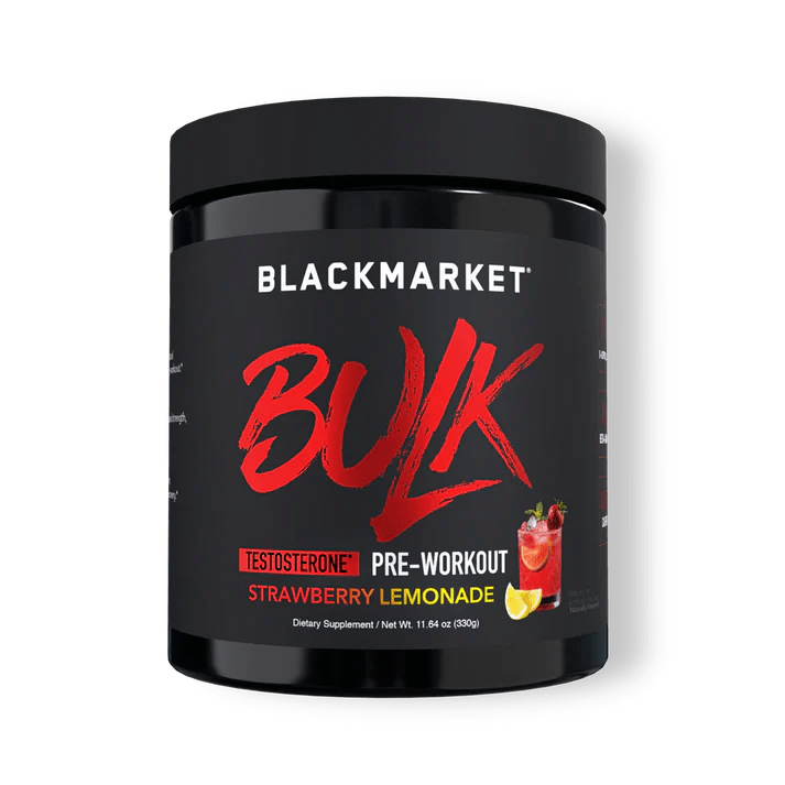 Black Market - BULK Original - Strawberry Lemonade 30serv - Pre - Workout - Animal Supps | Sports Nutrition & Supplement Store | Vineland, NJ