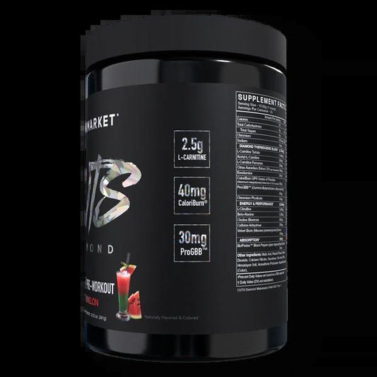 Black Market - CUTS Diamond - Blue Razz 25 servings - Pre - Workout - Animal Supps | Supplement, Sports Nutrition, and Vitamin Shop | Vineland NJ
