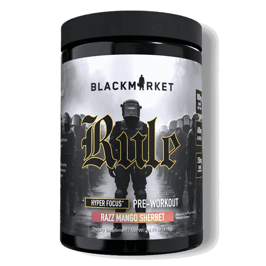 Black Market - RULE - Pre - Workout - Animal Supps | Sports Nutrition & Supplement Store | Vineland, NJ