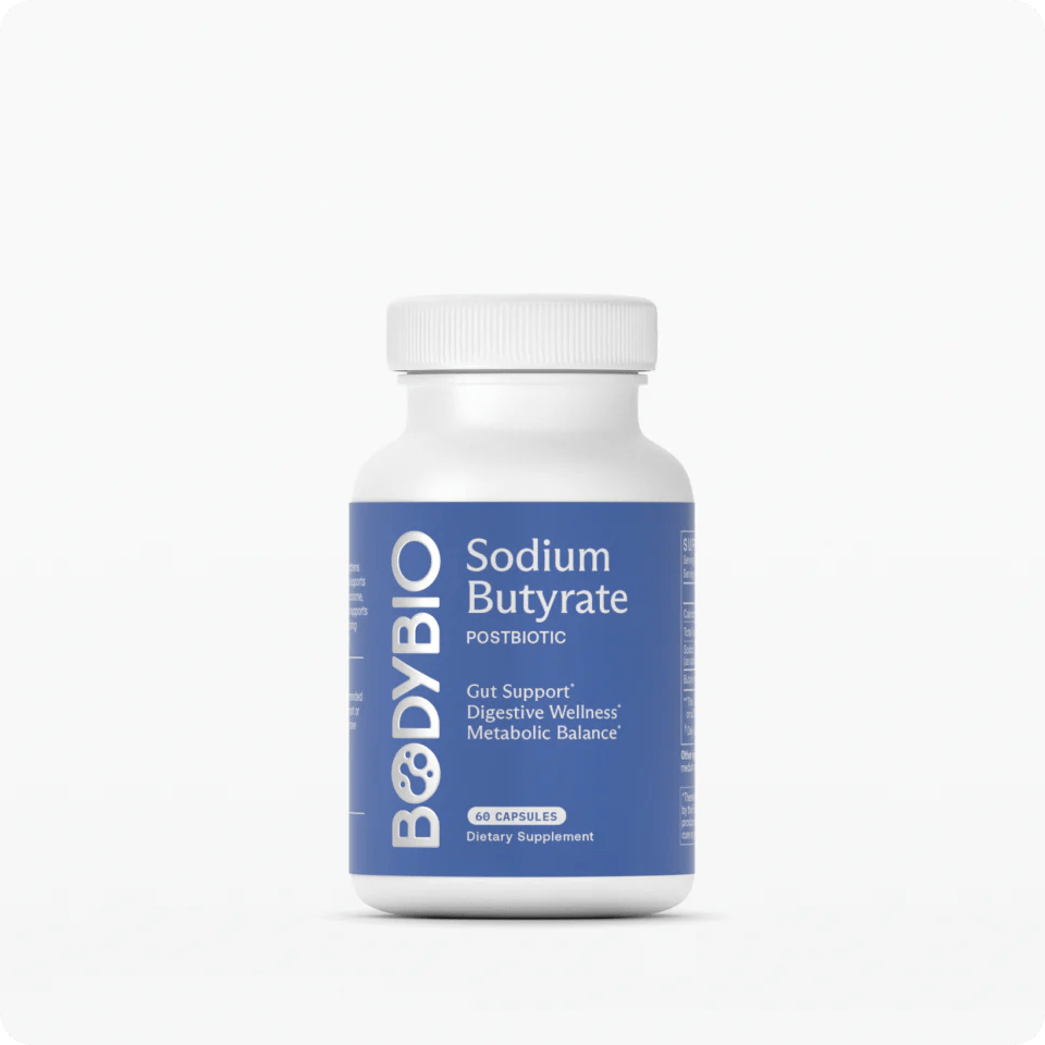 BodyBio - Butyrate - Sodium 60ct - Digestion Support - Animal Supps | Sports Nutrition & Supplement Store | Vineland, NJ