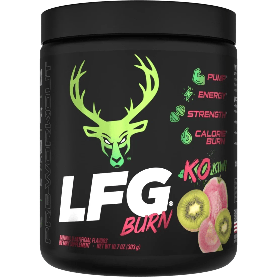 Bucked Up - LFG Burn - KO Kiwi - Pre - Workout - Animal Supps | Sports Nutrition & Supplement Store | Vineland, NJ