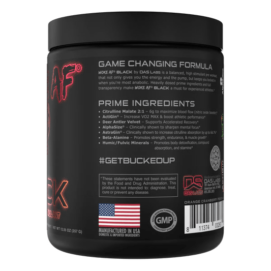 Bucked Up - Woke AF Black - Sets on the Beach - Pre - Workout - Animal Supps | Supplement, Sports Nutrition, and Vitamin Shop | Vineland NJ