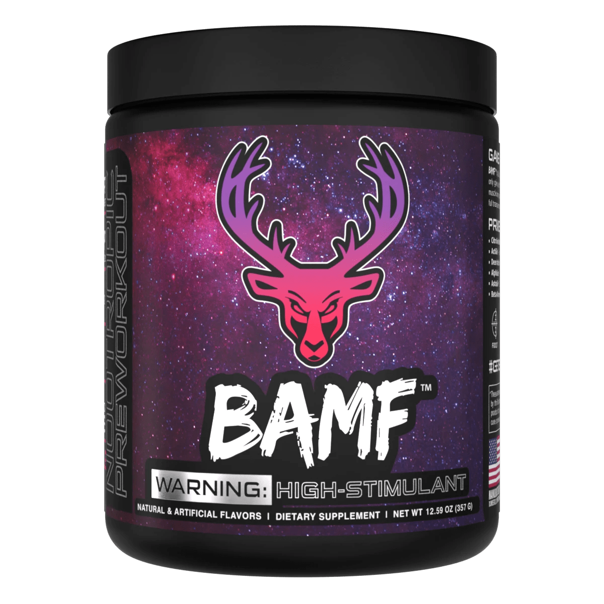 BuckedUp - BAMF High Stimulant Nootropic Pre - Workout - Jungle Juice (Mixed Berry) 30serv - Pre - Workout - Animal Supps | Sports Nutrition & Supplement Store | Vineland, NJ