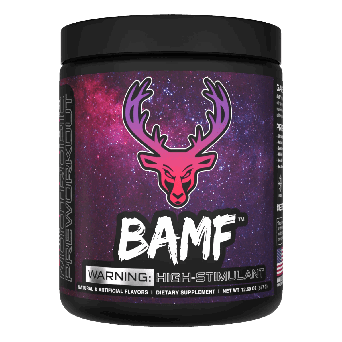 BuckedUp - BAMF High Stimulant Nootropic Pre - Workout - Pre - Workout - Animal Supps | Sports Nutrition & Supplement Store | Vineland, NJ