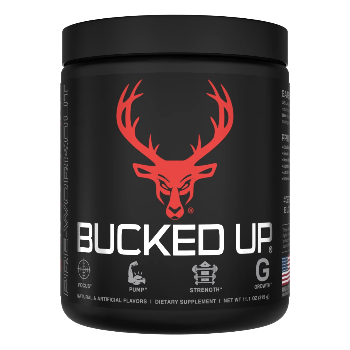 BuckedUp Pre - Workout - Blood Raz 30serv - Pre - Workout - Animal Supps | Sports Nutrition & Supplement Store | Vineland, NJ