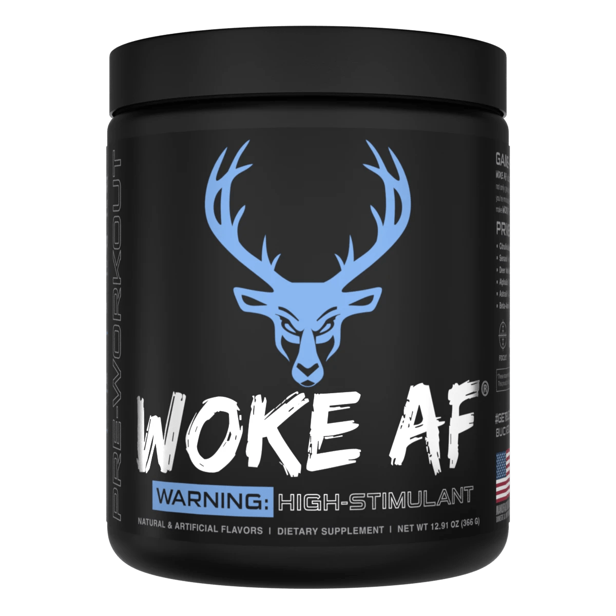 BuckedUp - Woke AF High Stimulant Pre - Workout - Pre - Workout - Animal Supps | Sports Nutrition & Supplement Store | Vineland, NJ