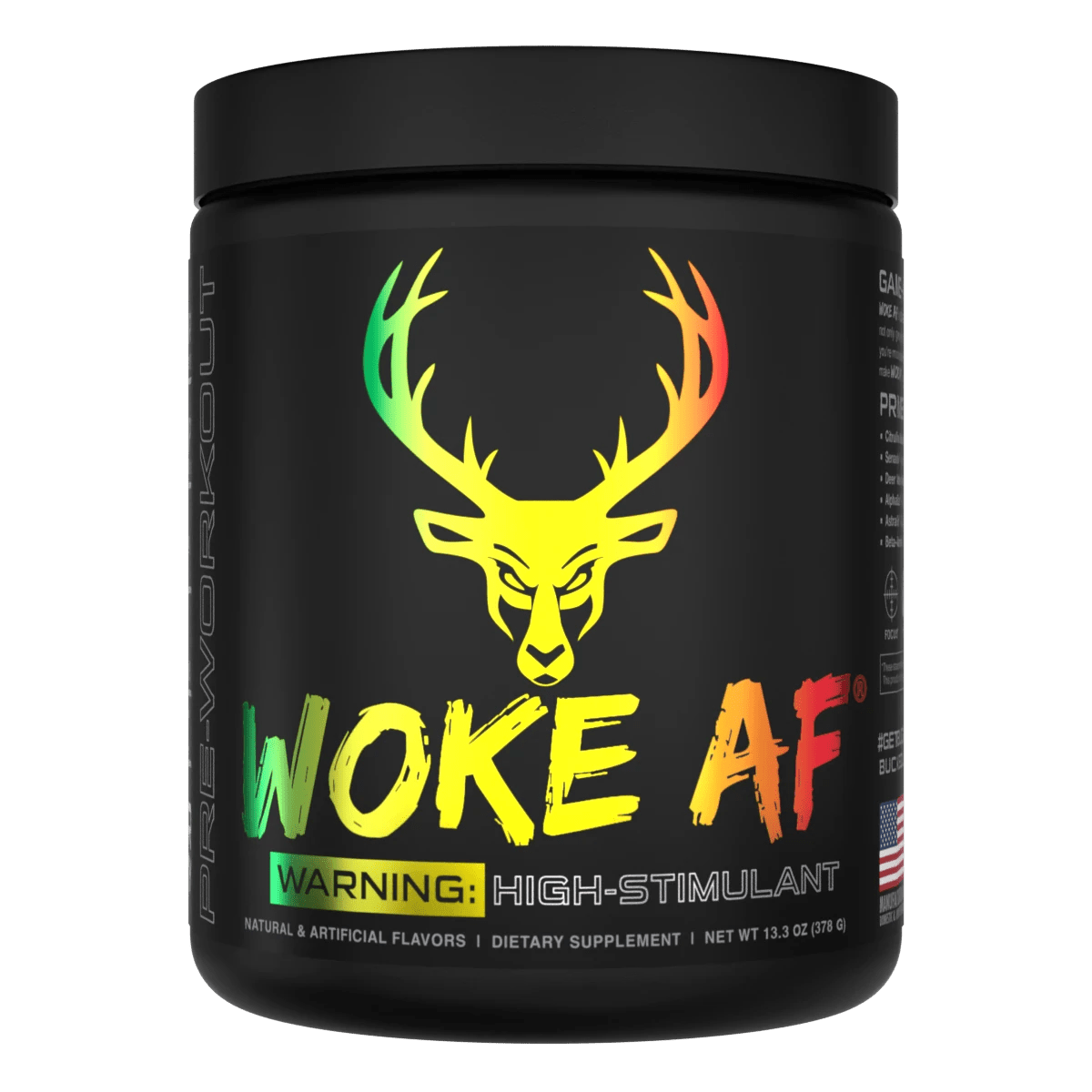 BuckedUp - Woke AF High Stimulant Pre - Workout - Pre - Workout - Animal Supps | Sports Nutrition & Supplement Store | Vineland, NJ