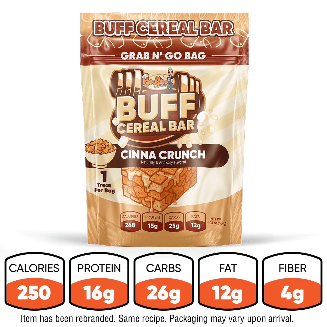 Buffin Bakery – Buff Cereal Bar - Cinna Krunch - Food & Snacks - Animal Supps | Sports Nutrition & Supplement Store | Vineland, NJ