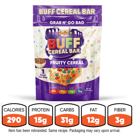 Buffin Bakery – Buff Cereal Bar - Fruity Cereal - Food & Snacks - Animal Supps | Sports Nutrition & Supplement Store | Vineland, NJ