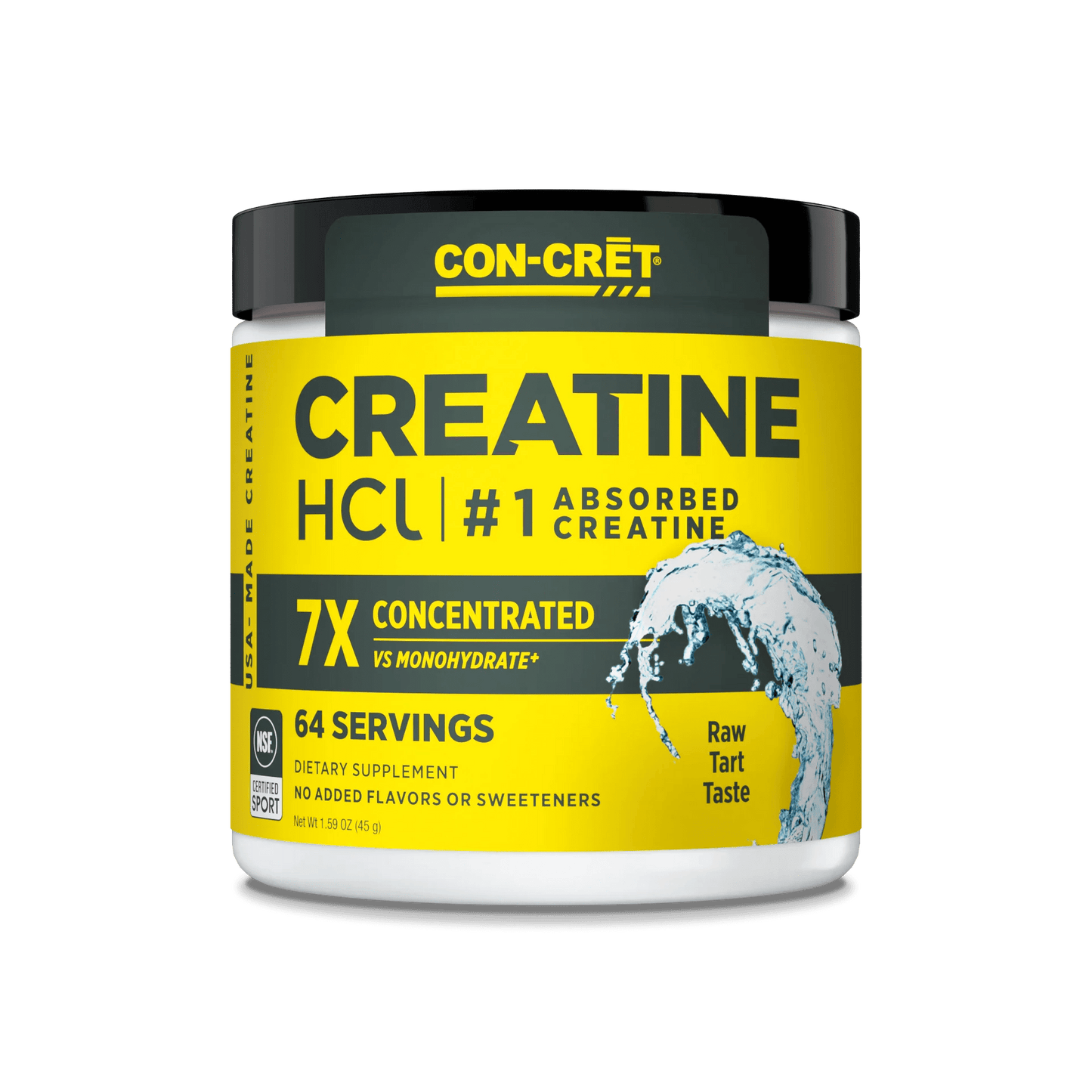 CON - CRET - Creatine HCL - Unflavored 60serv - Creatine - Animal Supps | Sports Nutrition & Supplement Store | Vineland, NJ