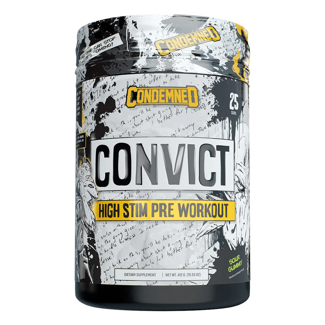 Condemned Labz - Convict Stim - Sour Gummy 25serv - Pre - Workout - Animal Supps | Sports Nutrition & Supplement Store | Vineland, NJ