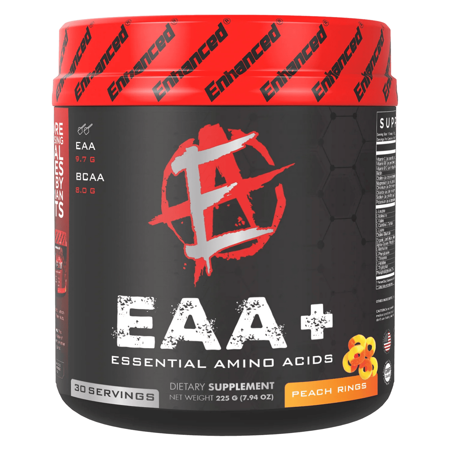 Enhanced Labs - EAA+ - Peach Rings - Amino Acids - Animal Supps | Sports Nutrition & Supplement Store | Vineland, NJ