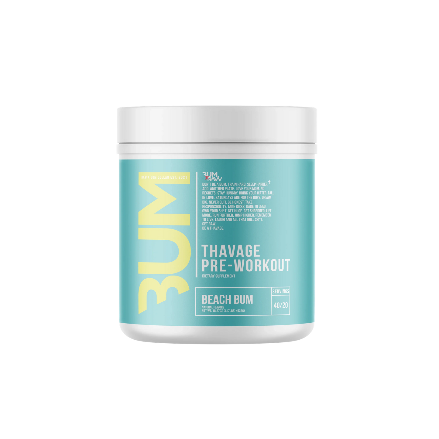 Raw - Pre-entrenamiento CBUM Thavage