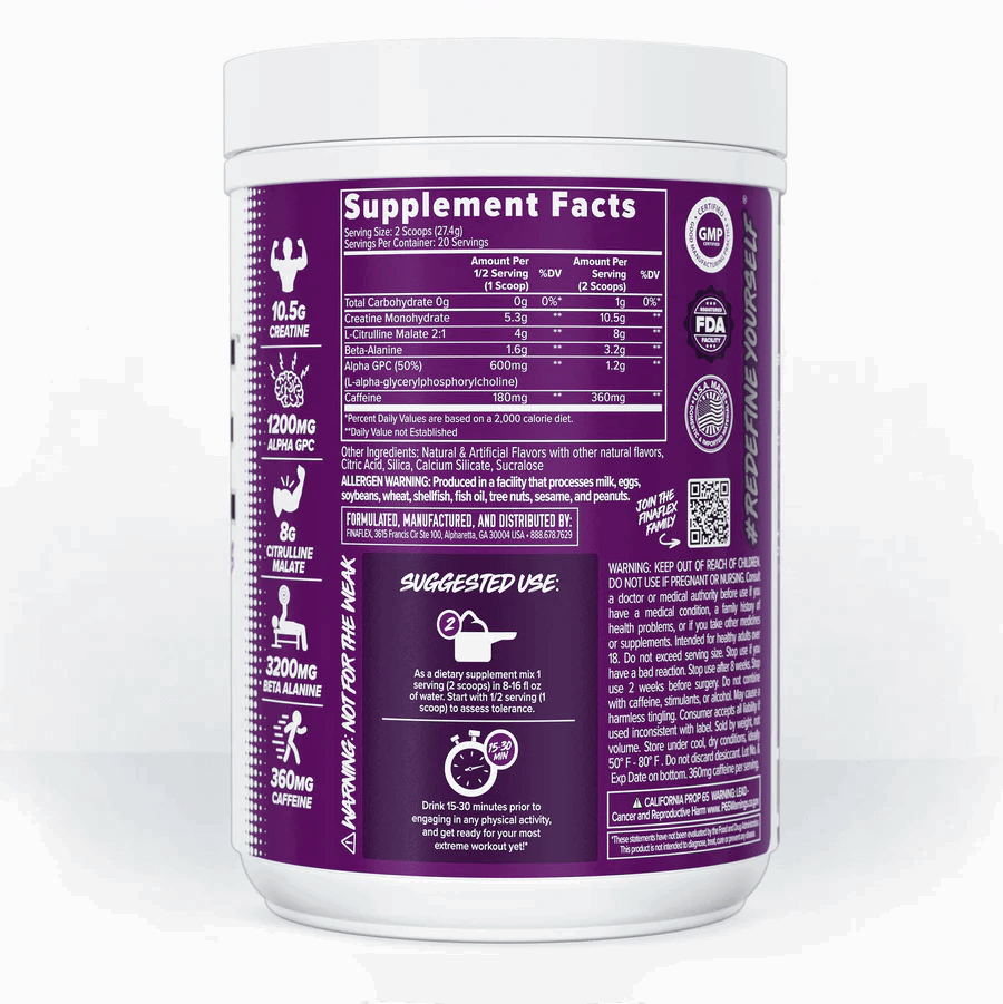 Finaflex - Engage - Pre - Workout - Animal Supps | Sports Nutrition & Supplement Store | Vineland, NJ