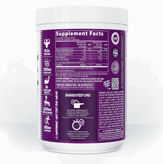 Finaflex - Engage - Pre - Workout - Animal Supps | Sports Nutrition & Supplement Store | Vineland, NJ