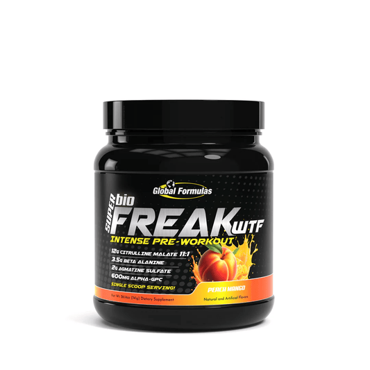 Global Formulas - SUPER bioFREAK WTF - Peach Mango - Pre - Workout - Animal Supps | Sports Nutrition & Supplement Store | Vineland, NJ