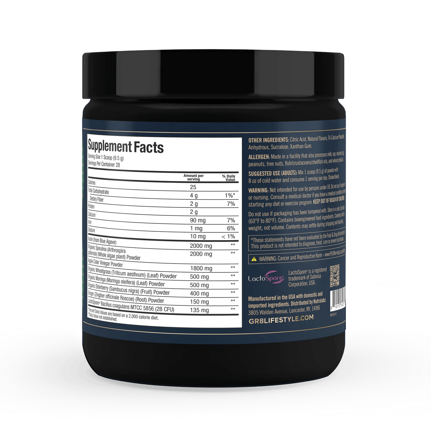 GR8 Lifestyle - Activ8 - Crisp Green Apple - Superfoods - Animal Supps | Sports Nutrition & Supplement Store | Vineland, NJ