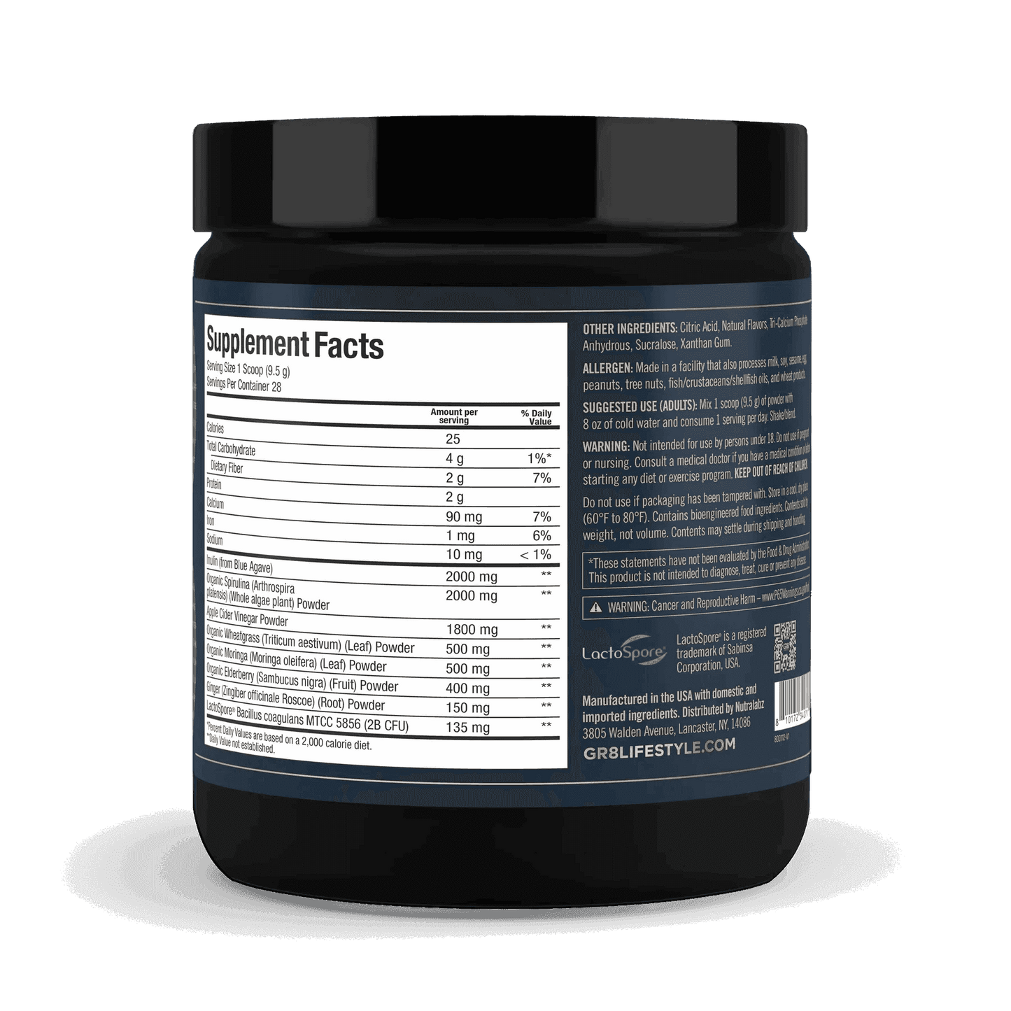 GR8 Lifestyle - Activ8 - Crisp Green Apple - Superfoods - Animal Supps | Sports Nutrition & Supplement Store | Vineland, NJ