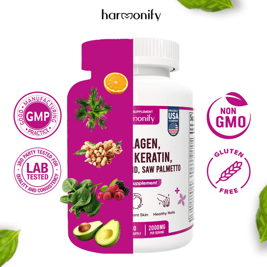 Harmonify - Collagen Biotin Keratin Hair, Skin & Nails Formula - 60ct - Vitamin & Mineral - Animal Supps | Sports Nutrition & Supplement Store | Vineland, NJ