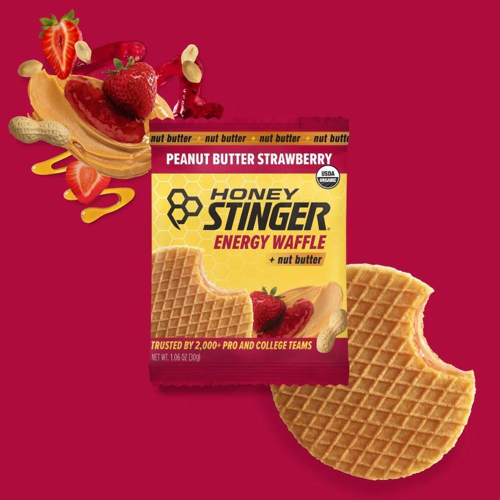 Honey Stinger - Energy Waffles - Peanut Butter Strawberry (Organic) - Food & Snacks - Animal Supps | Supplement, Sports Nutrition, and Vitamin Shop | Vineland NJ