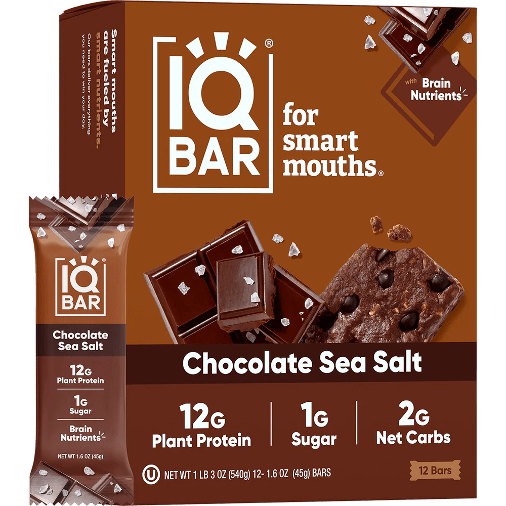 IQBAR - Chocolate Sea Salt Single - Food & Snacks - Animal Supps | Sports Nutrition & Supplement Store | Vineland, NJ