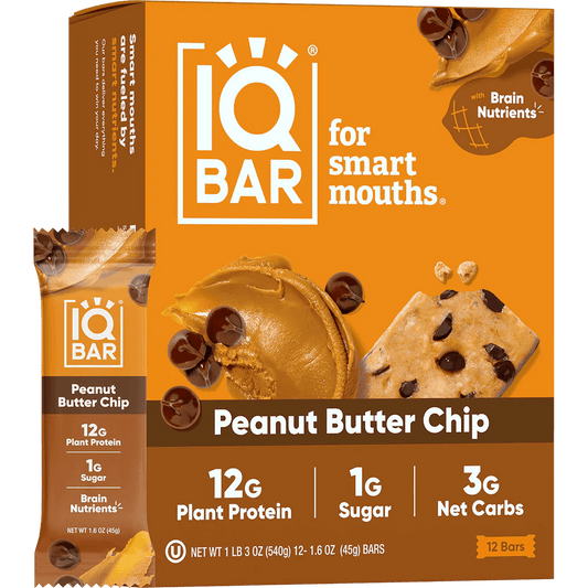 IQBAR - Peanut Butter Chip Single - Food & Snacks - Animal Supps | Sports Nutrition & Supplement Store | Vineland, NJ