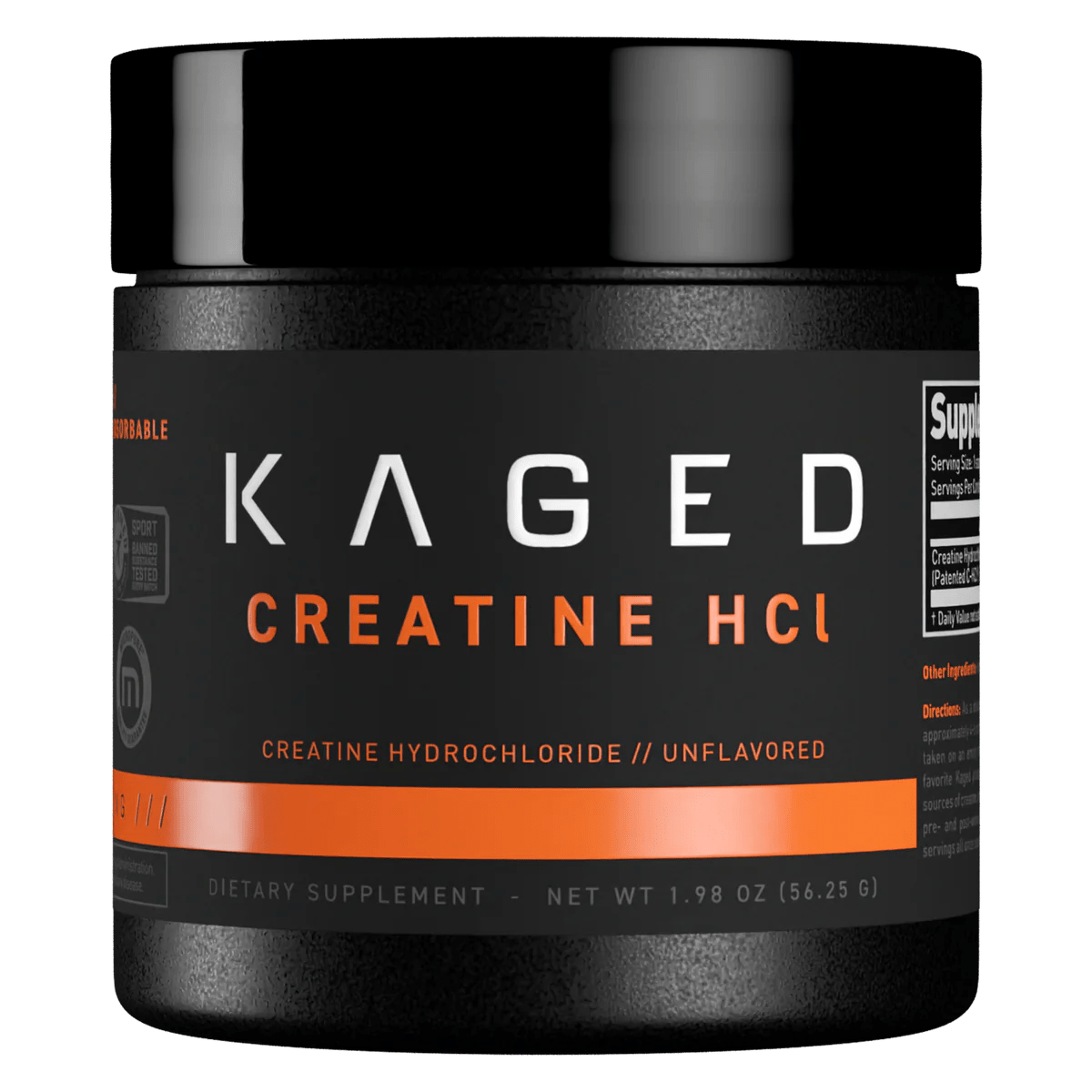 Kaged - Creatine HCL Powder - Unflavored - Creatine - Animal Supps | Sports Nutrition & Supplement Store | Vineland, NJ