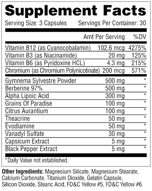 Metabolic Nutrition - Insulean - 90ct - Glucose Support - Animal Supps | Sports Nutrition & Supplement Store | Vineland, NJ