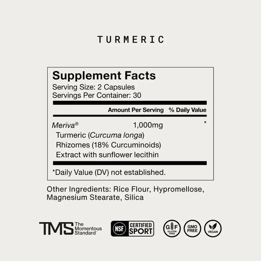 Momentous - Turmeric - 60ct - Vitamin & Mineral -Animal Supps | Supplement, Sports Nutrition, and Vitamin Shop | Vineland NJ