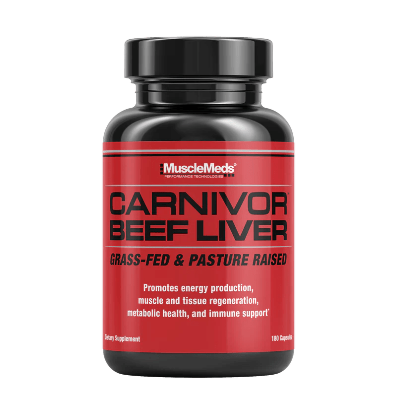 MuscleMeds - Carnivor Grass Fed Beef Liver - Beef Liver - Animal Supps | Sports Nutrition & Supplement Store | Vineland, NJ