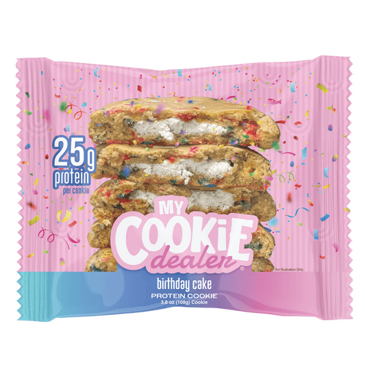 My Cookie Dealer Protein Cookies - Birthday Cake Single - Food & Snacks - Animal Supps | Sports Nutrition & Supplement Store | Vineland, NJ