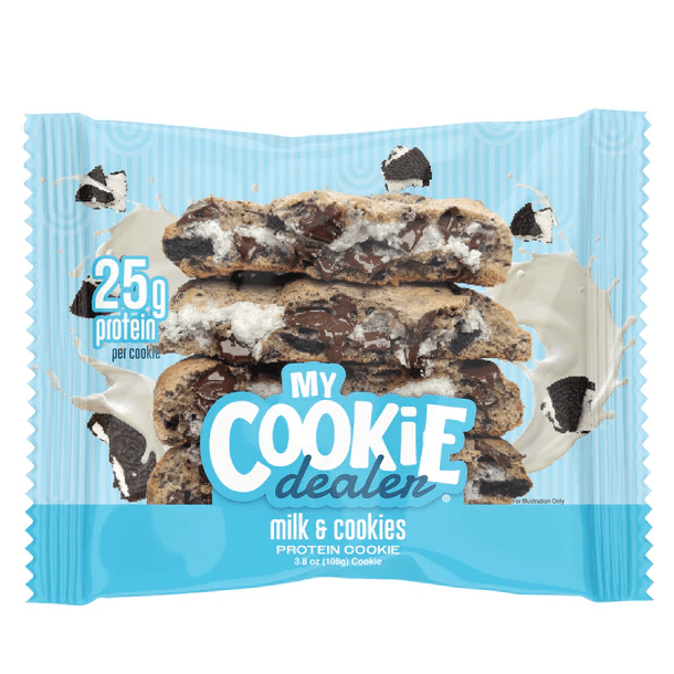 My Cookie Dealer Protein Cookies - Milk & Cookies Single - Food & Snacks - Animal Supps | Sports Nutrition & Supplement Store | Vineland, NJ