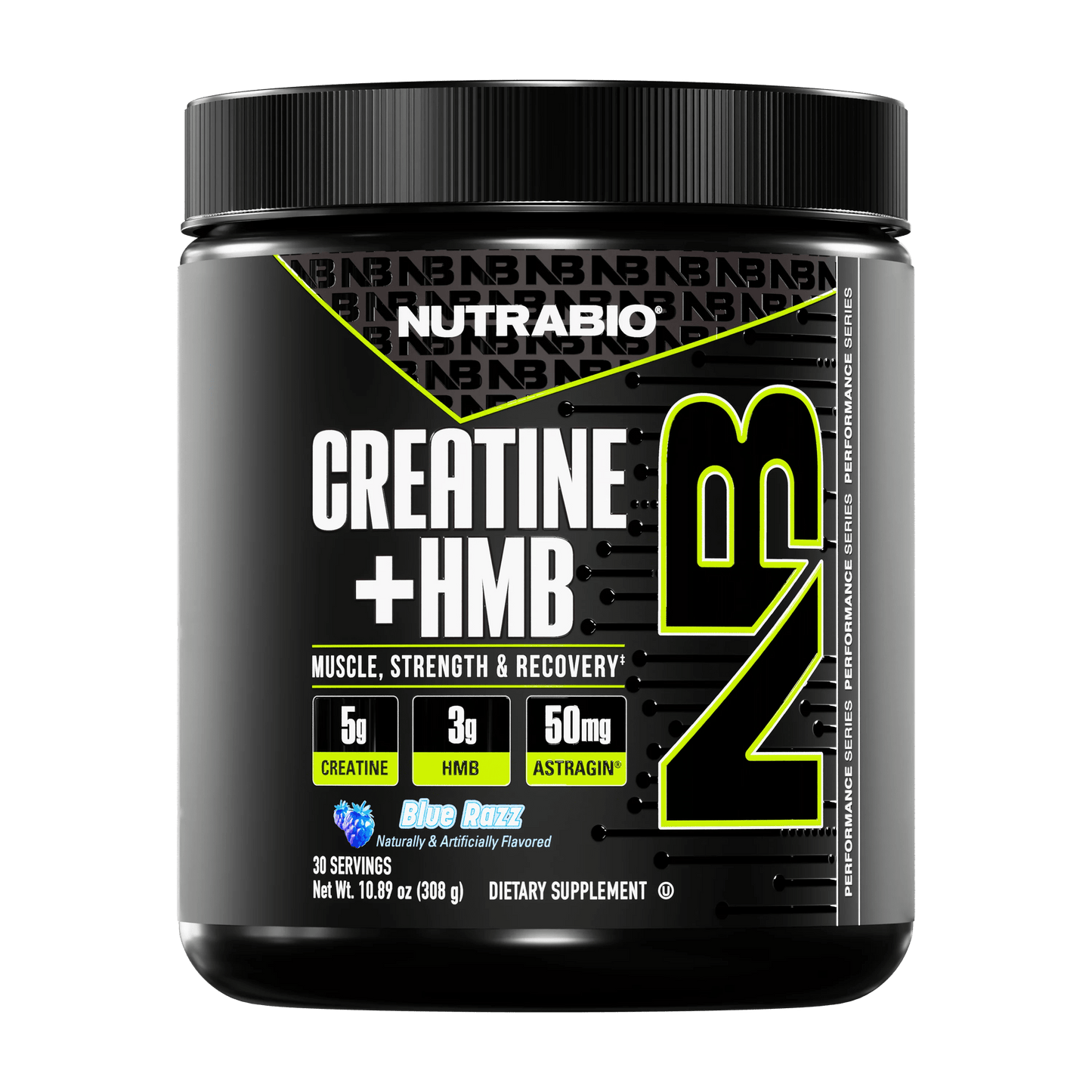 NutraBio - Creatine + HMB - Blue Razz - Creatine - Animal Supps | Sports Nutrition & Supplement Store | Vineland, NJ