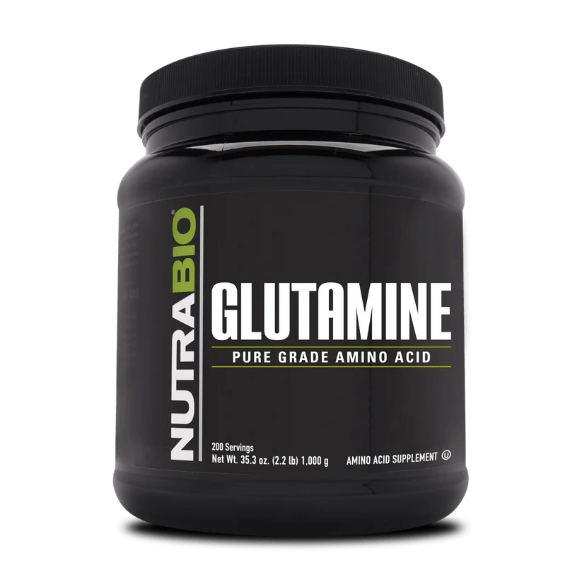 NutraBio - Glutamine - 200serv (1000g) - Glutamine - Animal Supps | Sports Nutrition & Supplement Store | Vineland, NJ