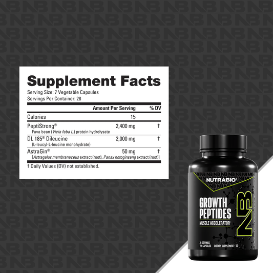 NutraBio - Growth Peptides - 28serv - Muscle Builder - Animal Supps | Sports Nutrition & Supplement Store | Vineland, NJ