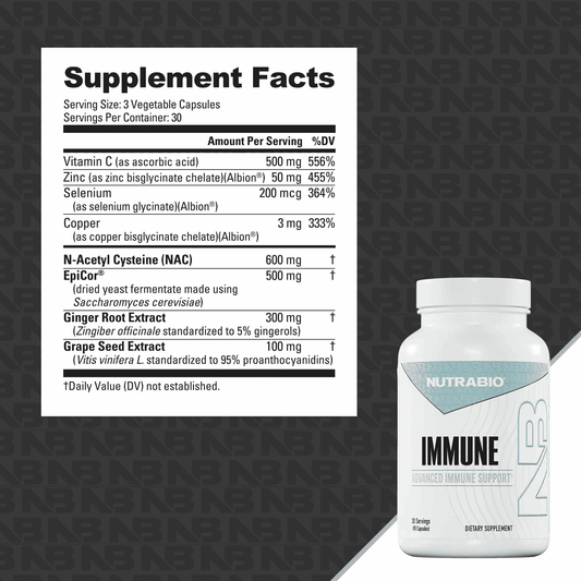 NutraBio - Immune - 30serv - Immune Support - Animal Supps | Sports Nutrition & Supplement Store | Vineland, NJ