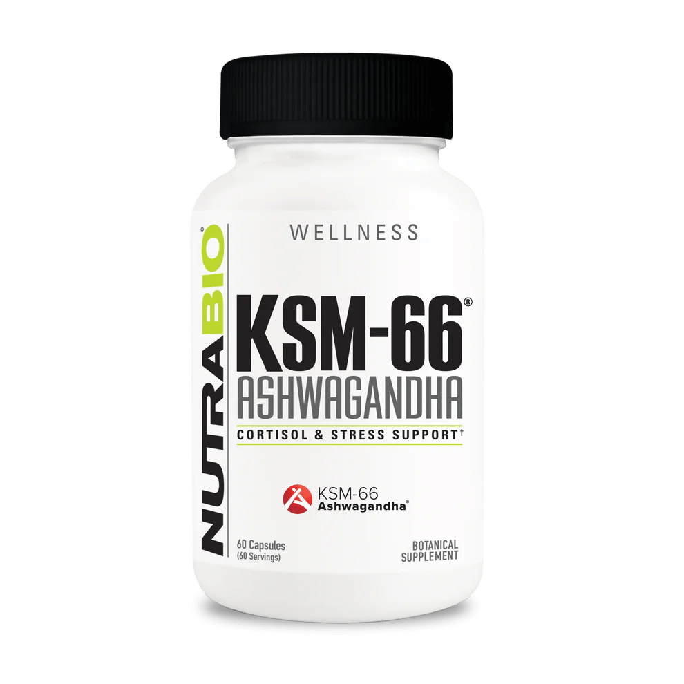 Nutrabio - KSM - 66 - 60ct - Stress Support - Animal Supps | Sports Nutrition & Supplement Store | Vineland, NJ