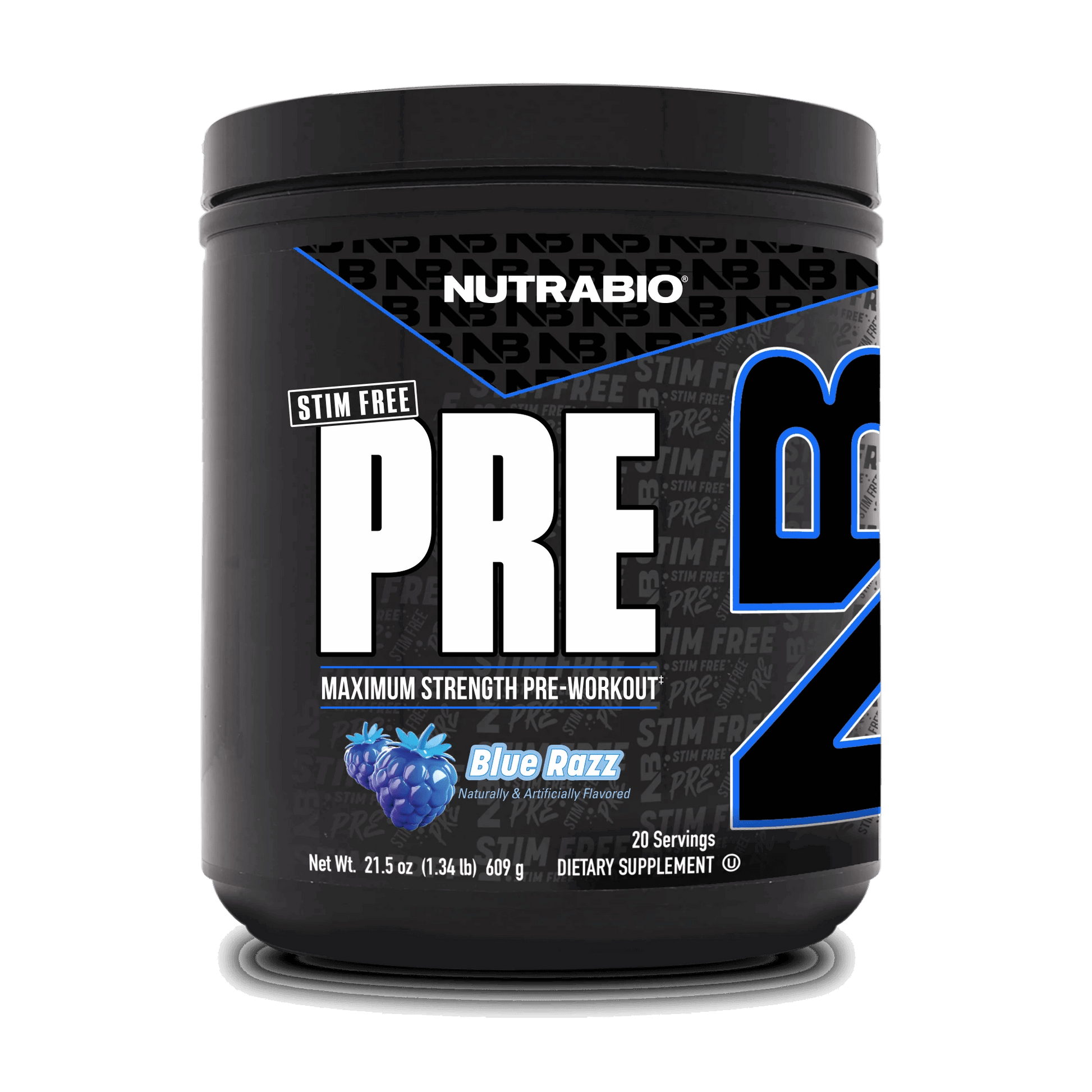 NutraBio - PRE Stim Free - Non - Stim Pre Workout - Animal Supps | Sports Nutrition & Supplement Store | Vineland, NJ